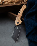 BESTECH SKIRMISH BL06C Olivewood Handle: 3.23