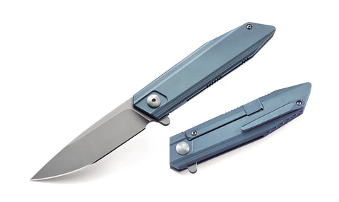 BESTECH SHOGUN BT1701B 3.73" CPM-S35VN Blade Titanium Handle