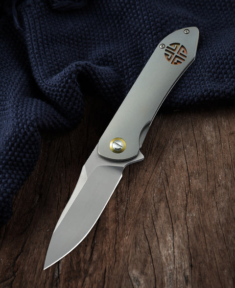 BESTECH EMPEROR BT1703A 3.54" CPM-S35VN Blade 6AL4V Titanium Handle