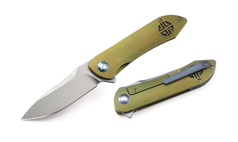 BESTECH EMPEROR BT1703B 3.54" CPM-S35VN Blade 6AL4V Titanium Handle