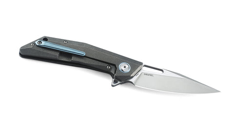 BESTECH SHRAPNEL BT1802A 3.54" CPM-S35VN Blade 6AL4V Titanium with carbon fiber inlayed Handle