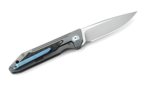 BESTECH SHINKANSEN BT1803A 3.54" CPM-S35VN Blade 6AL4V Titanium with carbon fiber inlayed Handle