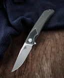 BESTECH SKY HAWK BT1804A Titanium+Carbon Fiber inlayed Handle: 3.58