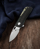 BESTECH Engine (Droppoint) BT1805C Titanium+Carbon Fiber Handle: 2.24
