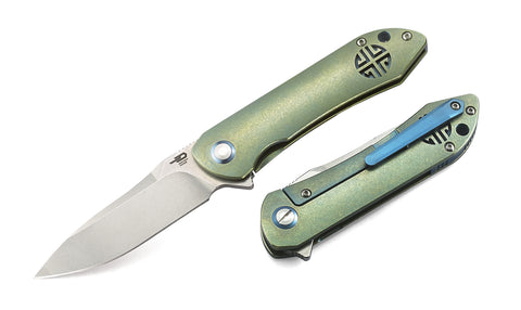 BESTECH EMPEROR BT1808C 3.11" CPM-S35VN Blade Titanium Handle