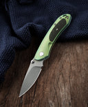 BESTECH JUNZI BT1809C Titanium+Carbon Fiber inlayed Handle: 2.76