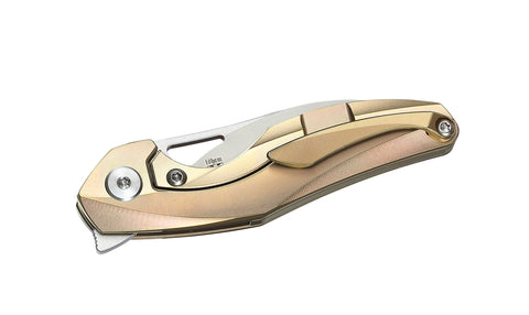 BESTECH THE RETICULAN BT1810D Titanium Handle: 2.09" CPM-S35VN Blade