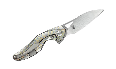 BESTECH THE RETICULAN BT1810E Titanium Handle: 2.09" CPM-S35VN Blade