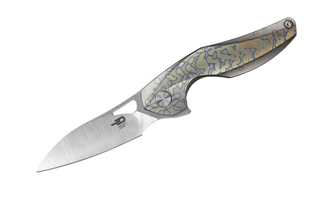 BESTECH THE RETICULAN BT1810E Titanium Handle: 2.09" CPM-S35VN Blade