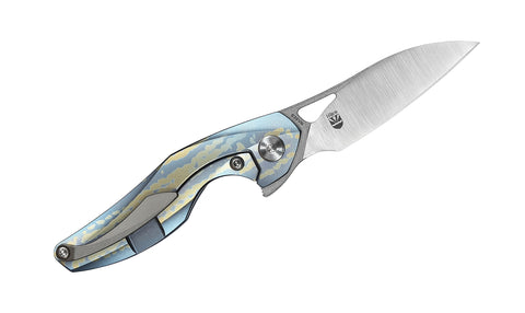 BESTECH THE RETICULAN BT1810F Titanium Handle: 2.09" CPM-S35VN Blade