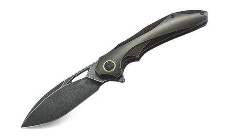 BESTECH ESKRA BT1813A Titanium Handle: 3.51" M390 Blade