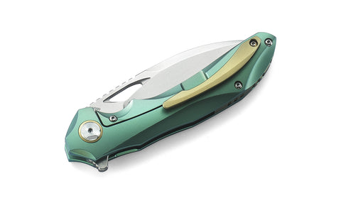 BESTECH ESKRA BT1813E Titanium Handle: 3.51" M390 Blade