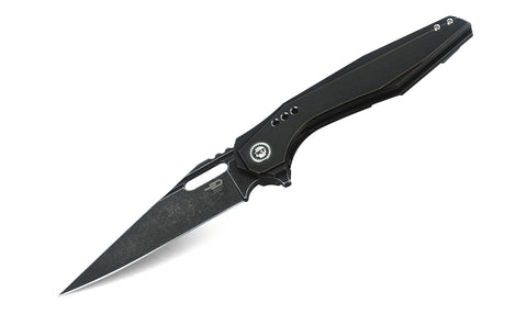 BESTECH MALWARE BT1902B Titanium Handle: 3.86" S35VN Blade