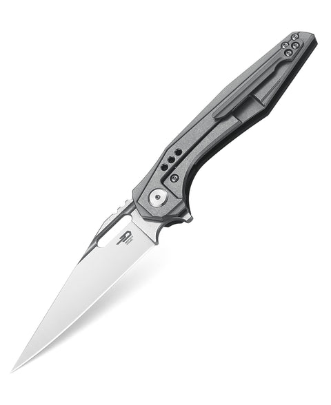 BESTECH MALWARE BT1902C-L Titanium +Carbon Fiber Handle: 3.86" S35VN Blade