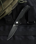BESTECH BISON BT1904A-2 Titanium and Carbon Fiber Handle: 3.54