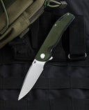 BESTECH BISON BT1904C-1 Titanium and G10 Handle: 3.54
