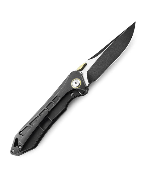 BESTECH SUPERSONIC BT1908A Titanium Handle: 3.39" S35VN Blade
