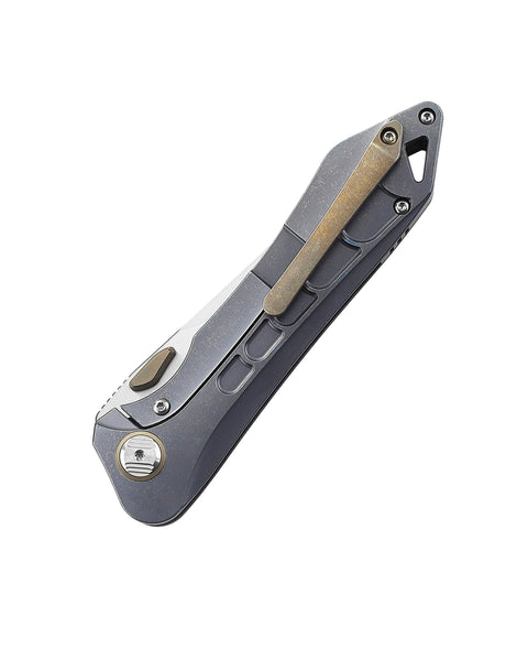 BESTECH SUPERSONIC BT1908B Titanium Handle: 3.39" S35VN Blade