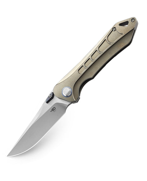 BESTECH SUPERSONIC BT1908C Titanium Handle: 3.39" S35VN Blade