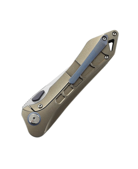 BESTECH SUPERSONIC BT1908C Titanium Handle: 3.39" S35VN Blade