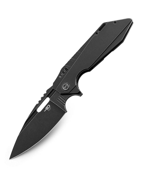 BESTECH SHODAN BT1910B Titanium Handle: 3.86" S35VN Blade