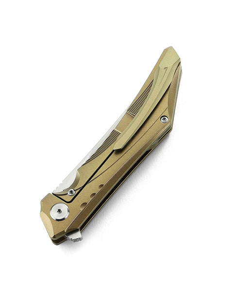 BESTECH KAMOZA BT1911C Titanium Handle: 3.62" M390 Blade