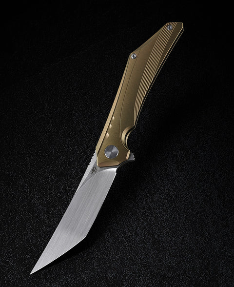 BESTECH KAMOZA BT1911C Titanium Handle: 3.62" M390 Blade