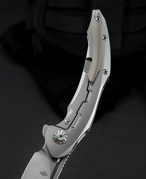 BESTECH MARUKKA BT2002A Titanium Handle: 3.62“ M390 Blade