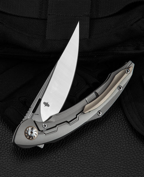 BESTECH MARUKKA BT2002A Titanium Handle: 3.62“ M390 Blade