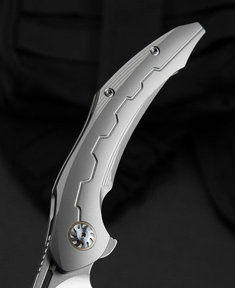 BESTECH MARUKKA BT2002A Titanium Handle: 3.62“ M390 Blade