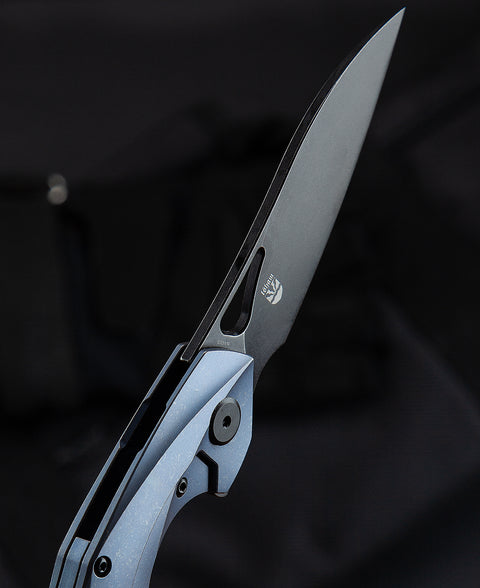 BESTECH THE RETICULAN(Medium) BT2003B Titanium Handle: 3.25" S35VN Blade