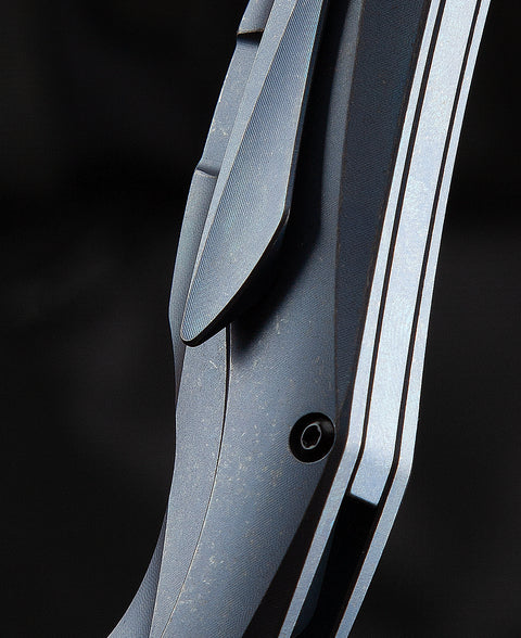 BESTECH THE RETICULAN(Medium) BT2003B Titanium Handle: 3.25" S35VN Blade