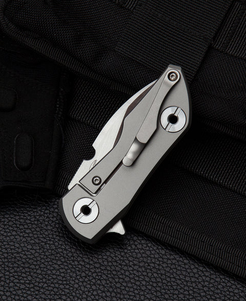 BESTECH 2500 DELTA BT2006A Titanium Handle: 2.52" S35VN Blade