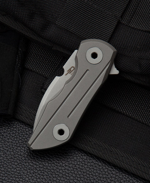 BESTECH 2500 DELTA BT2006B Titanium Handle: 2.52" S35VN Blade