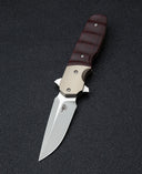 BESTECH FREEFALL BT2007D Titanium+Black Red Carbon Fiber Handle: 2.65