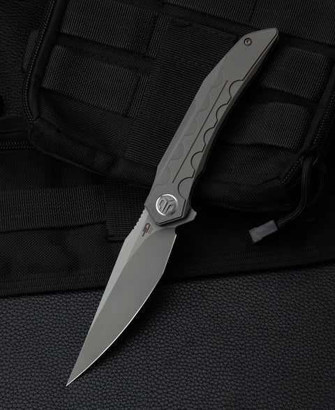 BESTECH SAMARI BT2009A Titanium Handle: 3.82" M390 Blade
