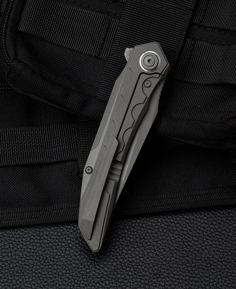 BESTECH SAMARI BT2009A Titanium Handle: 3.82" M390 Blade