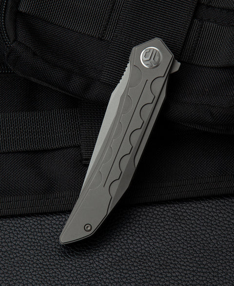 BESTECH SAMARI BT2009A Titanium Handle: 3.82" M390 Blade