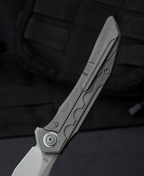 BESTECH SAMARI BT2009A Titanium Handle: 3.82" M390 Blade