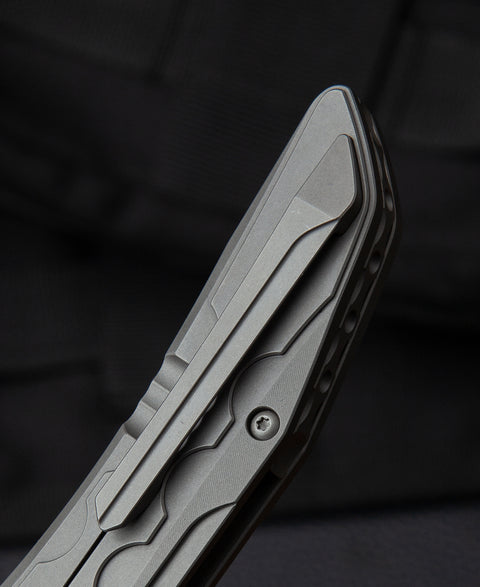 BESTECH SAMARI BT2009A Titanium Handle: 3.82" M390 Blade