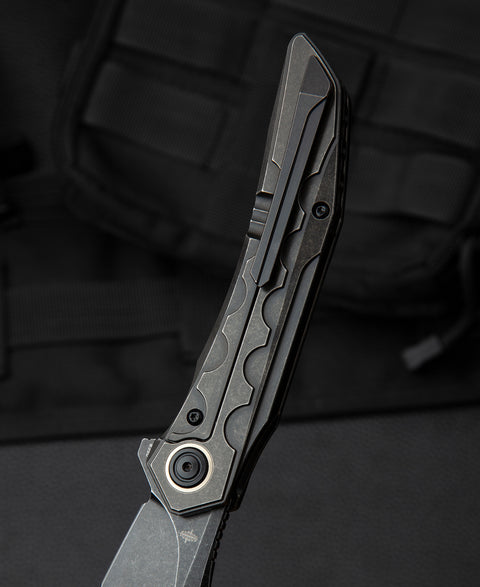 BESTECH SAMARI BT2009B Titanium Handle: 3.82" M390 Blade