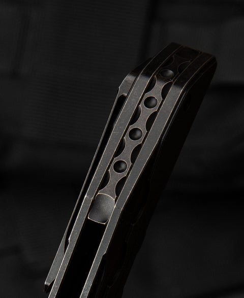 BESTECH SAMARI BT2009B Titanium Handle: 3.82" M390 Blade