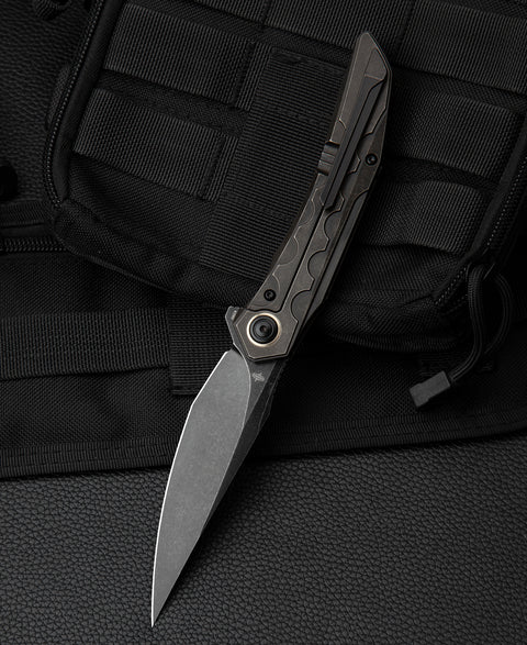 BESTECH SAMARI BT2009B Titanium Handle: 3.82" M390 Blade