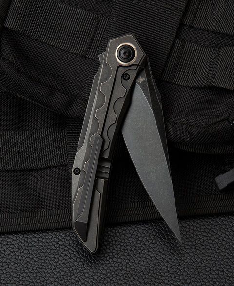 BESTECH SAMARI BT2009B Titanium Handle: 3.82" M390 Blade