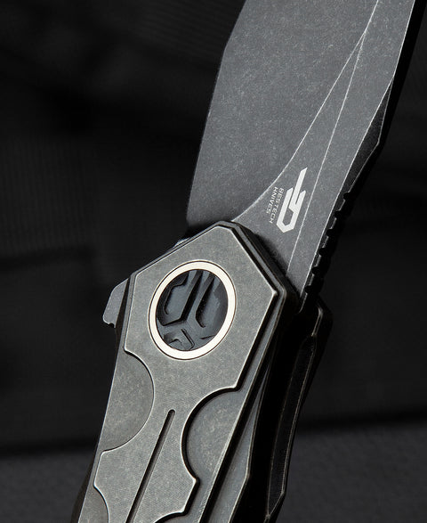 BESTECH SAMARI BT2009B Titanium Handle: 3.82" M390 Blade