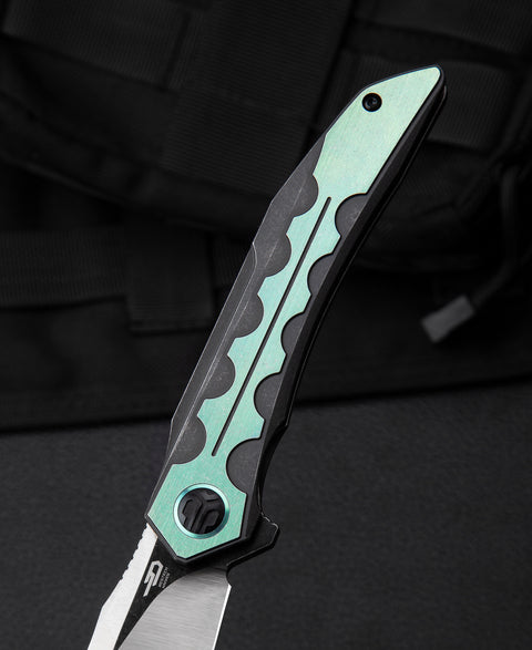 BESTECH SAMARI BT2009C Titanium Handle: 3.82" M390 Blade