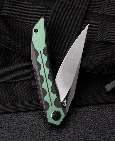 BESTECH SAMARI BT2009C Titanium Handle: 3.82" M390 Blade