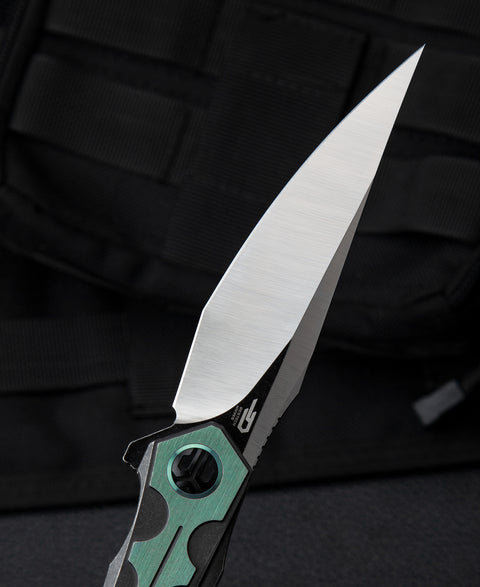 BESTECH SAMARI BT2009C Titanium Handle: 3.82" M390 Blade