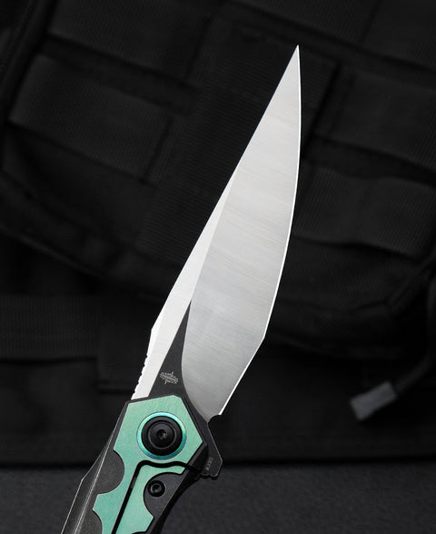 BESTECH SAMARI BT2009C Titanium Handle: 3.82" M390 Blade