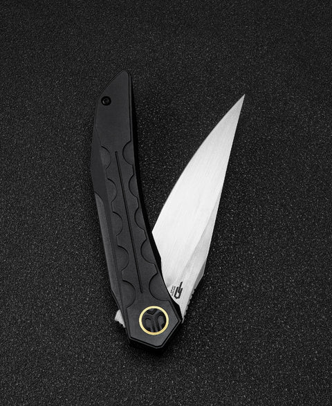 BESTECH SAMARI BT2009F Titanium Handle: 3.82" M390 Blade